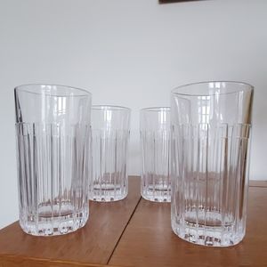 Tiffany & Co Atlas highball glasses.